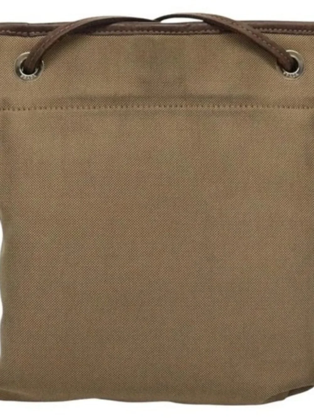 PRADA Shoulder Bag Canvas Beige Auth hk2410 - Picture 2 of 16